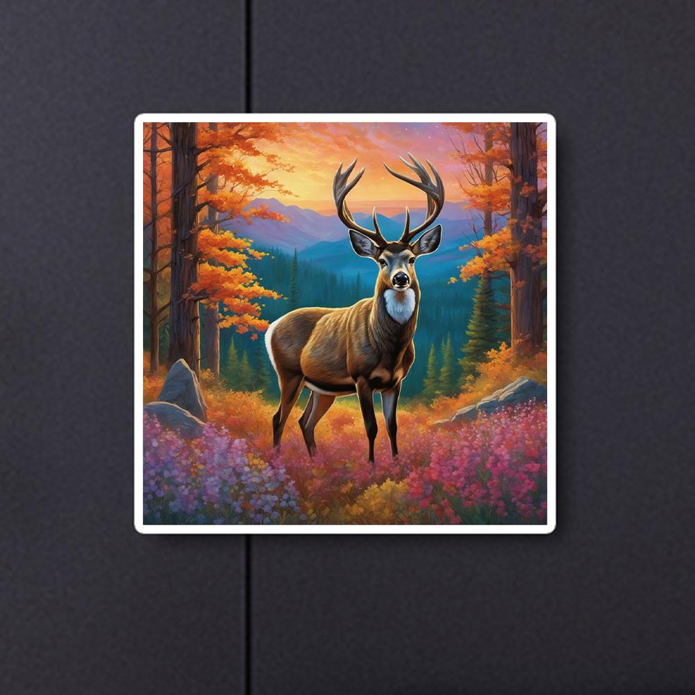 5D DIY Full Round Drill Diamond Painting Deer Kit Home Decoration Art Craft