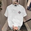 Women Men Cotton T Shirt Round Neck Short Sleeve Print Casual T-shirts