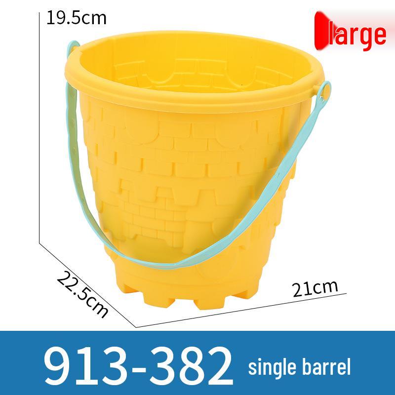 Çocuk Plaj Oyuncak Seti: Dayanıklı Plastik Kale Kovası ve Kum Oyun Araçları