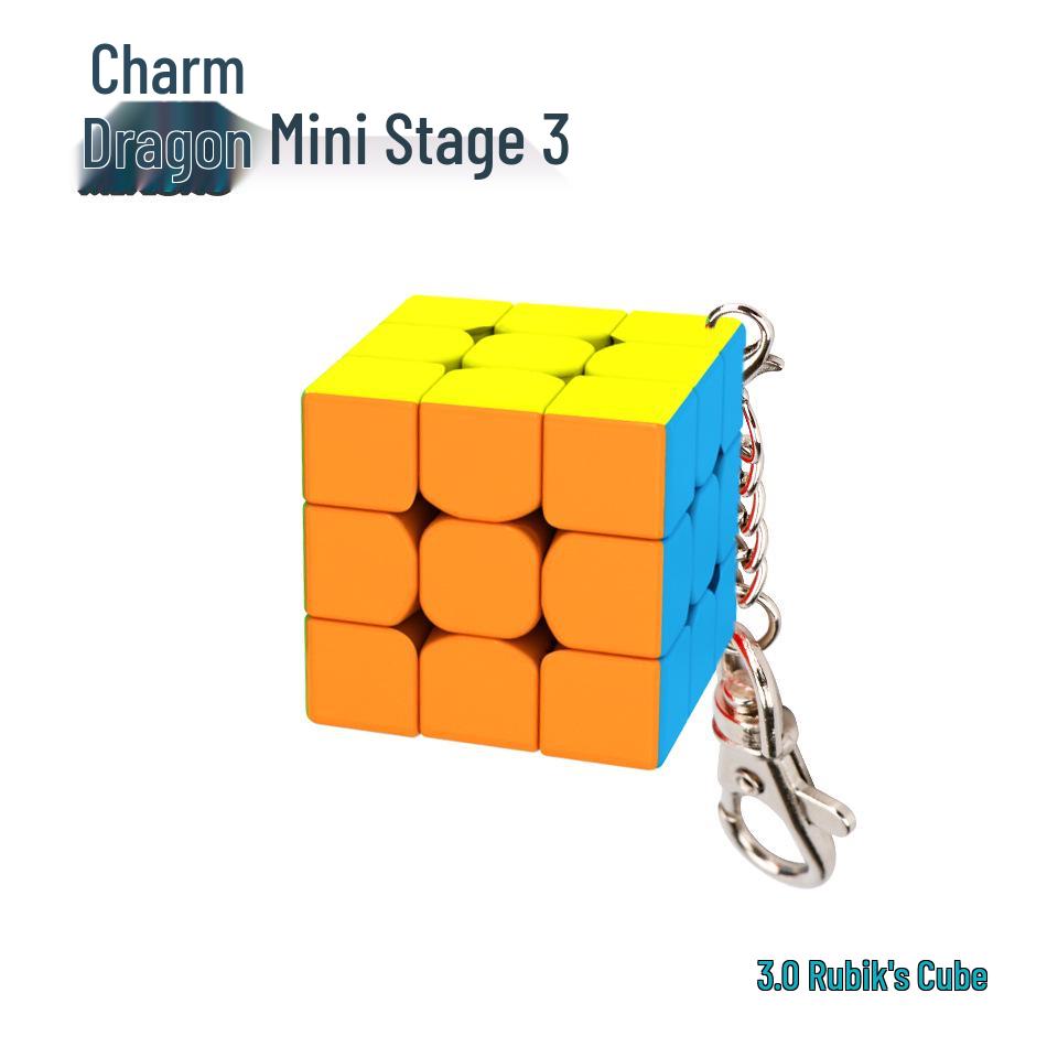 

Мини кубик 3x3 Мою на брелке: 3 см Гладкая, красочная игрушка-пазл для детей