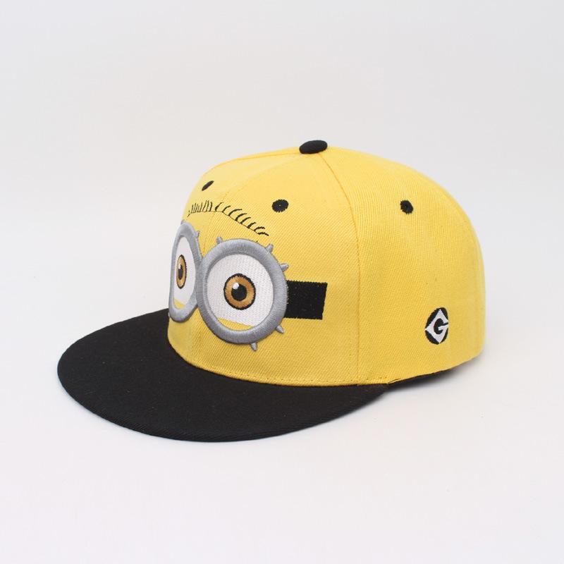 Minioned Baseball Cap Anime Kids Adult Funny Travel Hip Hop Sun Visors Kawaii Hats Boys Girls Cartoon Embroidered Hat Kids Gift