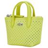 Lacoste Trendy Versatile Zipper Closure PVC Handheld Shoulder Crossbody Bag Small Women bags Yellow NF4749SJ-Q01