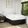 VidaXL Bed Frames Without Mattress Black 120x190 Cm Fabric 3284717