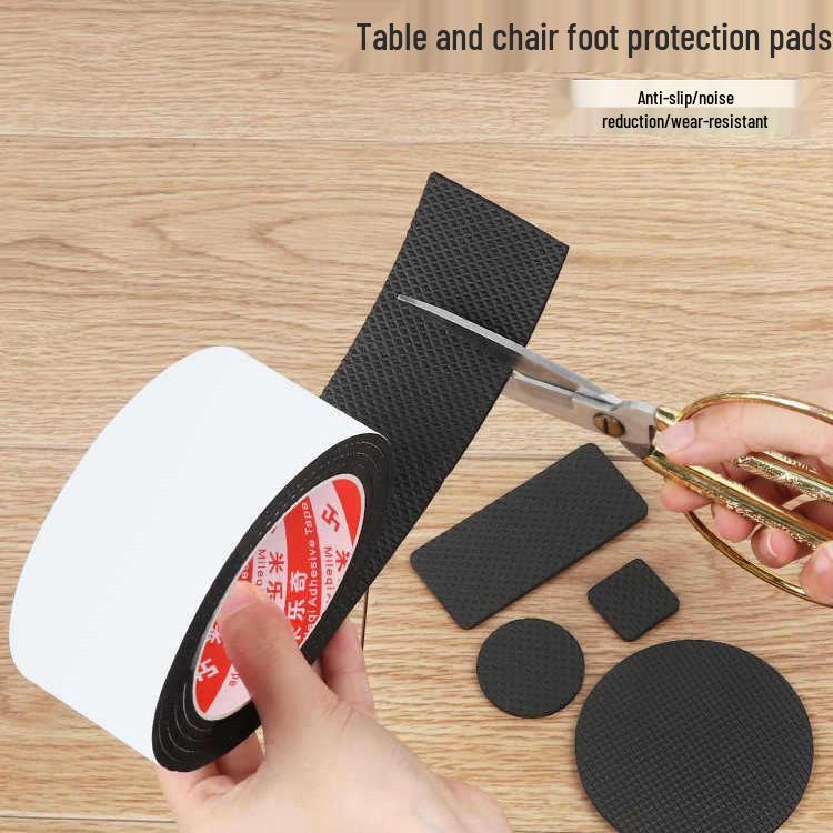 Thick Anti-Slip Wear-Resistant Heel Stickers with Sound-Absorbing & Anti-Noise Technology for Chunky Heels