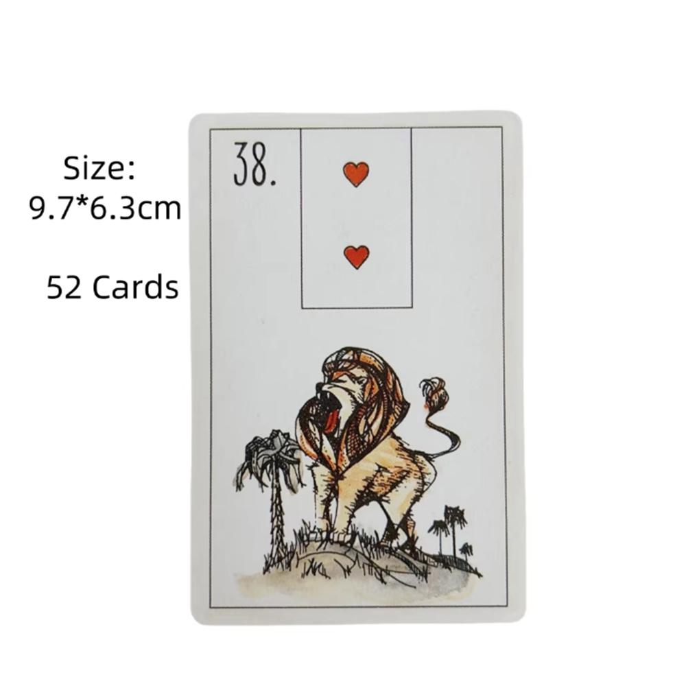 Vielleicht Lenormand Orakelkarten Deck Für Familienfeier Hohe Qualität Wahrsagerei Divination Tarot Deck Karten