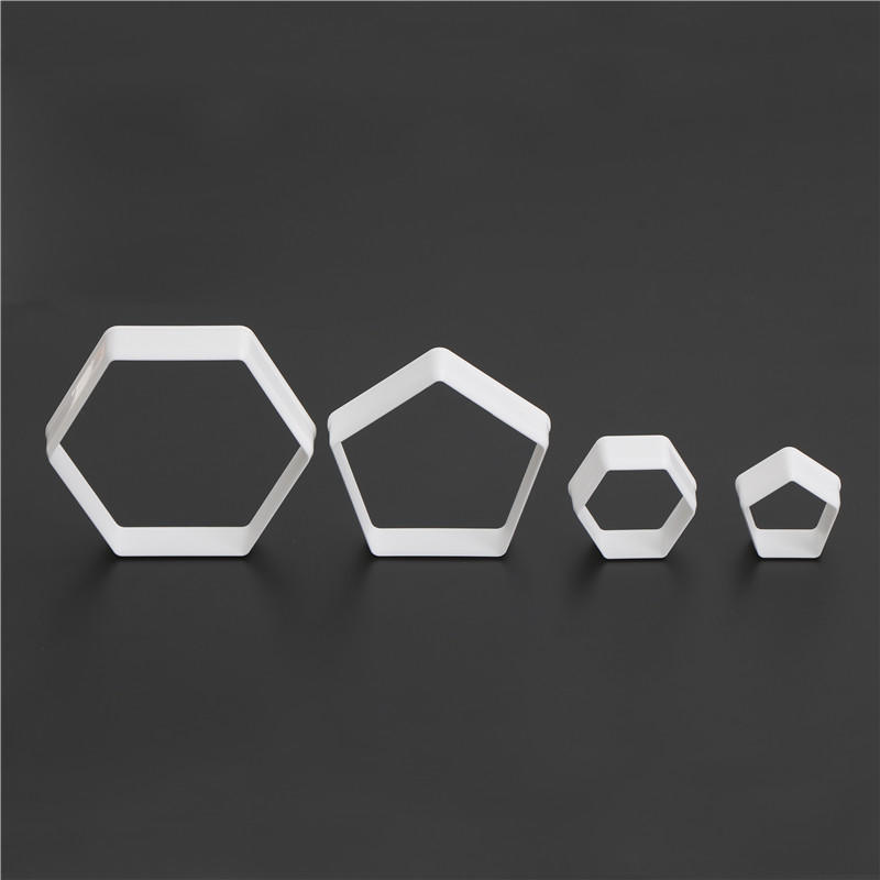 Unique 4 Pcs Sugarcraft Football Fondant Mold Cookie Cutter Cake Decorating Tools Bakeware