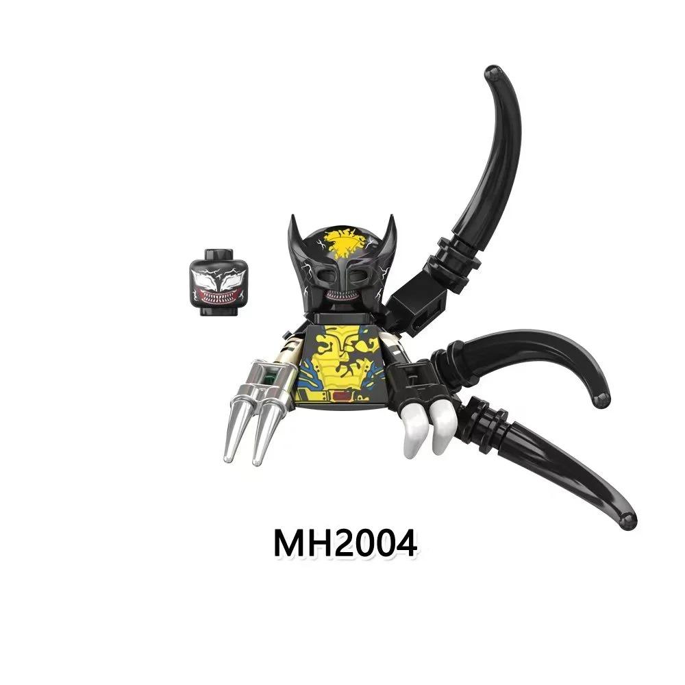 

Marvel Человек-паук Призрачный гонщик классический персонаж строительные блоки кирпич игрушка мини-модель кукла детский праздник подарок на день рождения