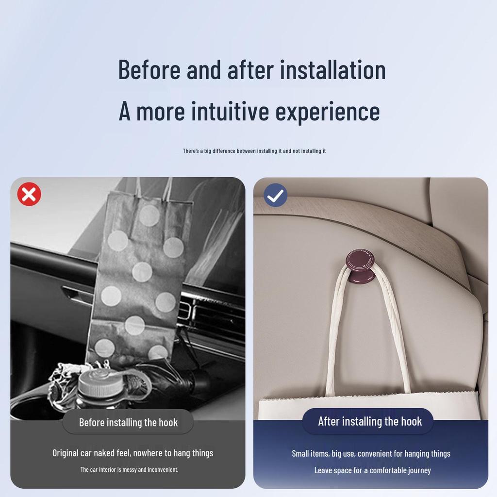 Xiaomi YU7/SU7 Dashboard & Storage Organizer Metal Hooks