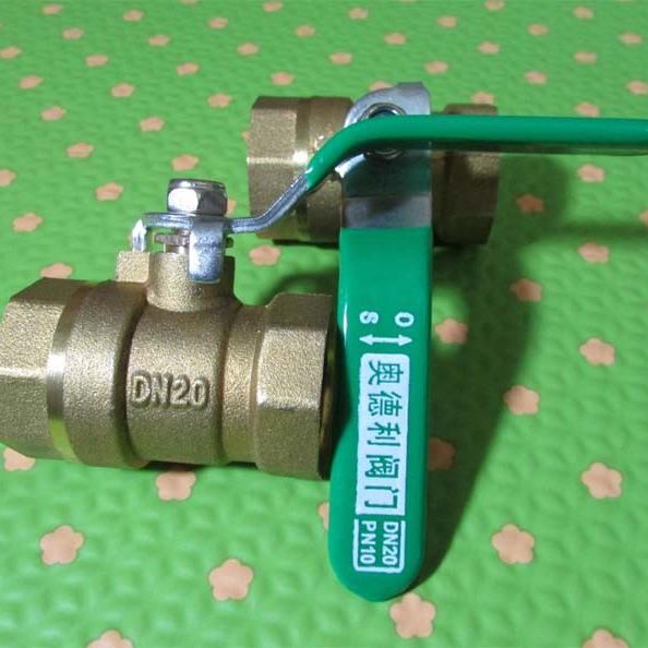 High Temp Resistant All-Copper Ball Valve: DN15 DN20 1-inch.