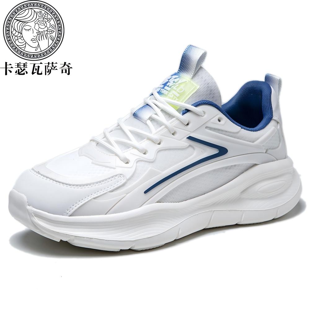 Unisex running shoes spring, summer and autumn lace-up new fashionable cold sticky lightweight breathable elastic fabric