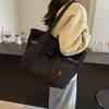 Canvas bag large capacity new casual fashion tote bag Japanese literary niche commuter shoulder bag