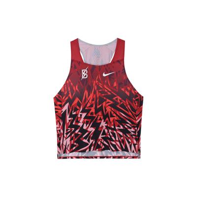 AeroSwift Bowerman Track Club Singlet Dri-Fit ADV Hardloopvest Rood/Wit Heren Streetwear DV7713-687