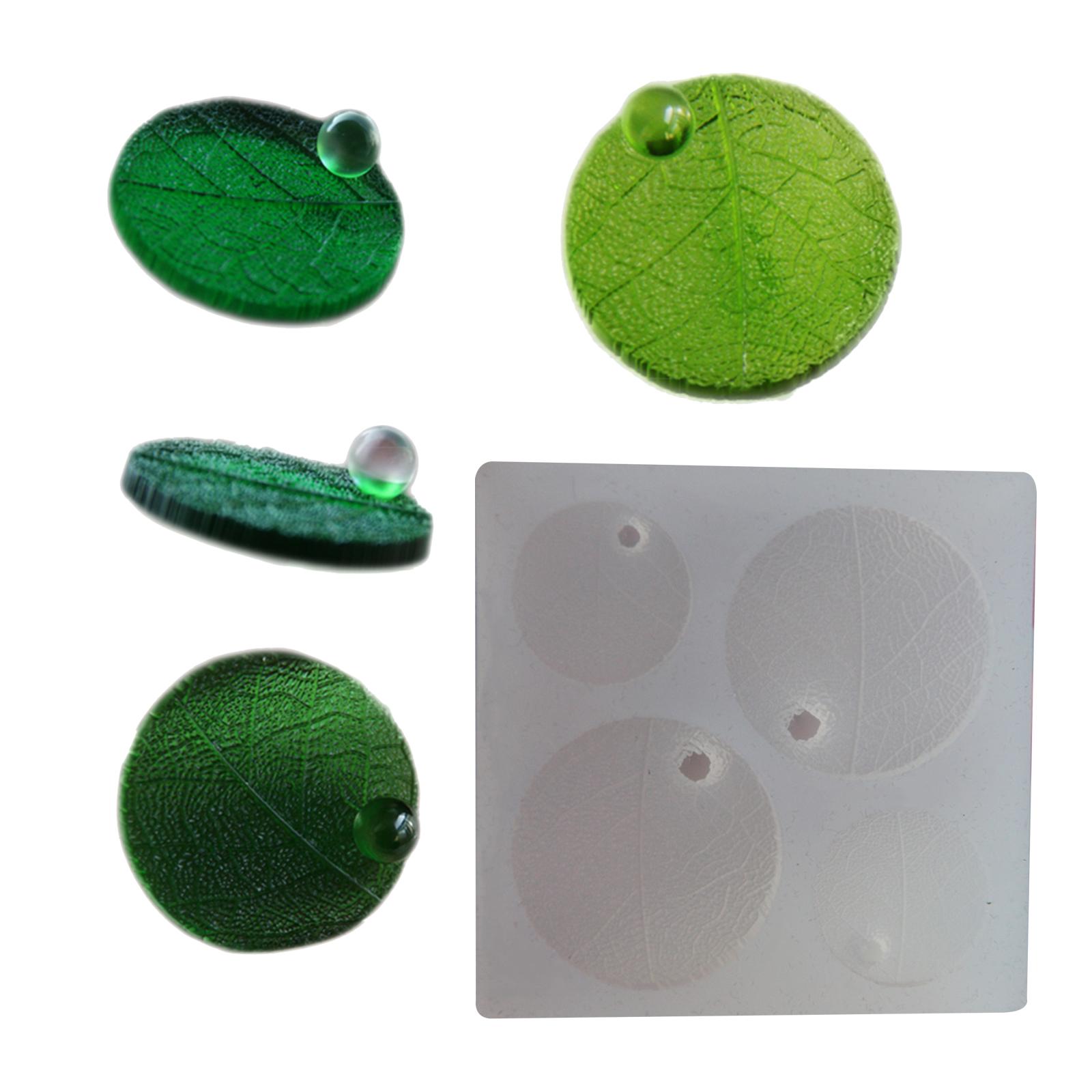 

Stylish Clear and White Silicone Mold Ideal for Creating Intricate Waterdrop and Leaf Designs in Resin or Wax Projects белый