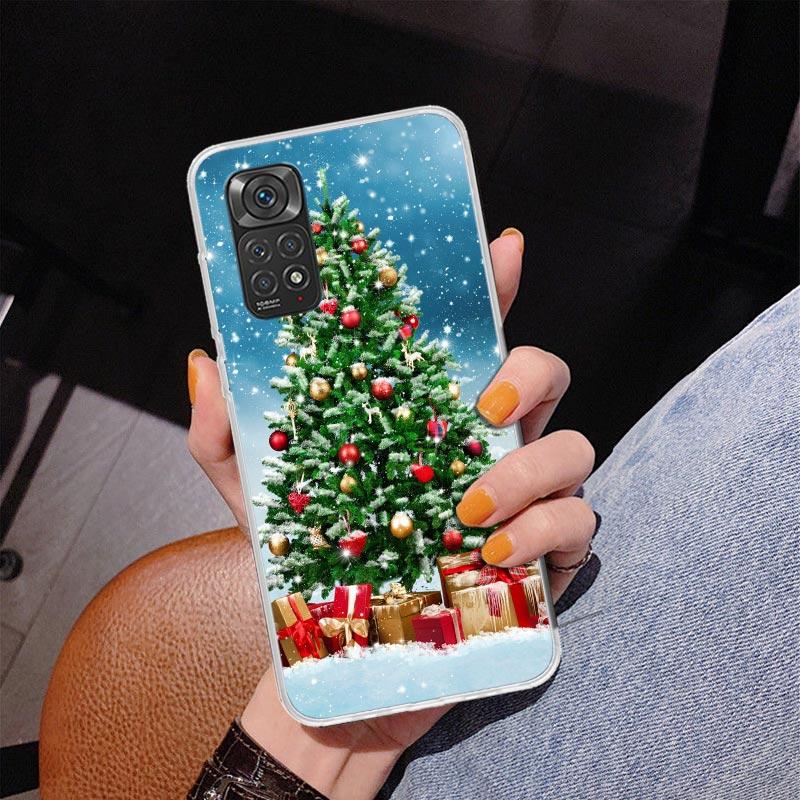 Merry Christmas Tree Snow Phone Case For Xiaomi Redmi Note 15 14 13 12S 12 11 Pro Plus 14S 11S 11E 10 10S 11T 5G Personalized Co
