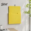Project Management Folders Wall Mounted File Pocket Organizer 1.18 Inch Deep Compartment A4 Plastic Paper Storage Hanging Document Holder for Office