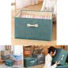Cotton Linen Fabric Clothes Storage Box For Home Organization