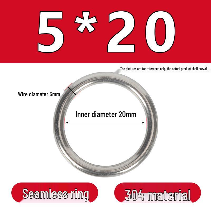 Stainless Steel Seamless O-Ring: Corrosion-Resistant Accessory for Handbags and Pet Gear
