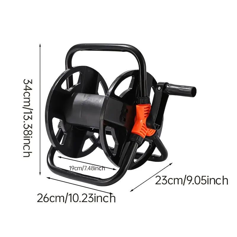 Schlauchaufroller Lagerregal Vier-Wege-Rohre Bis zu 20 Meter lang Tragbarer Wasserschlauch Schlauchaufroller Bewässerungsschlauch Aufwickelrolle