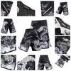MMA UFC Chinese Tiger Dragon Lion Muay Thai Shorts Pants Kickboxing Boxing Unisex Men Women Kid Quick Dry Print Elastic Training