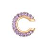 Luxury Sparkling Women's Ear Cuff - No Piercing Needed, Vibrant Colors