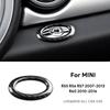 Hard Dry Carbon Fiber For BMW MINI Cooper Countryman R60 2010-2016 R55 R56 R57 2007-2013 Copilot Storage Box Switch Button Frame