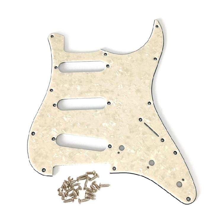 Standard 11 Hole 6 Strings Guitar SSS Pickguards Fit for Modern Guitar Bass Part