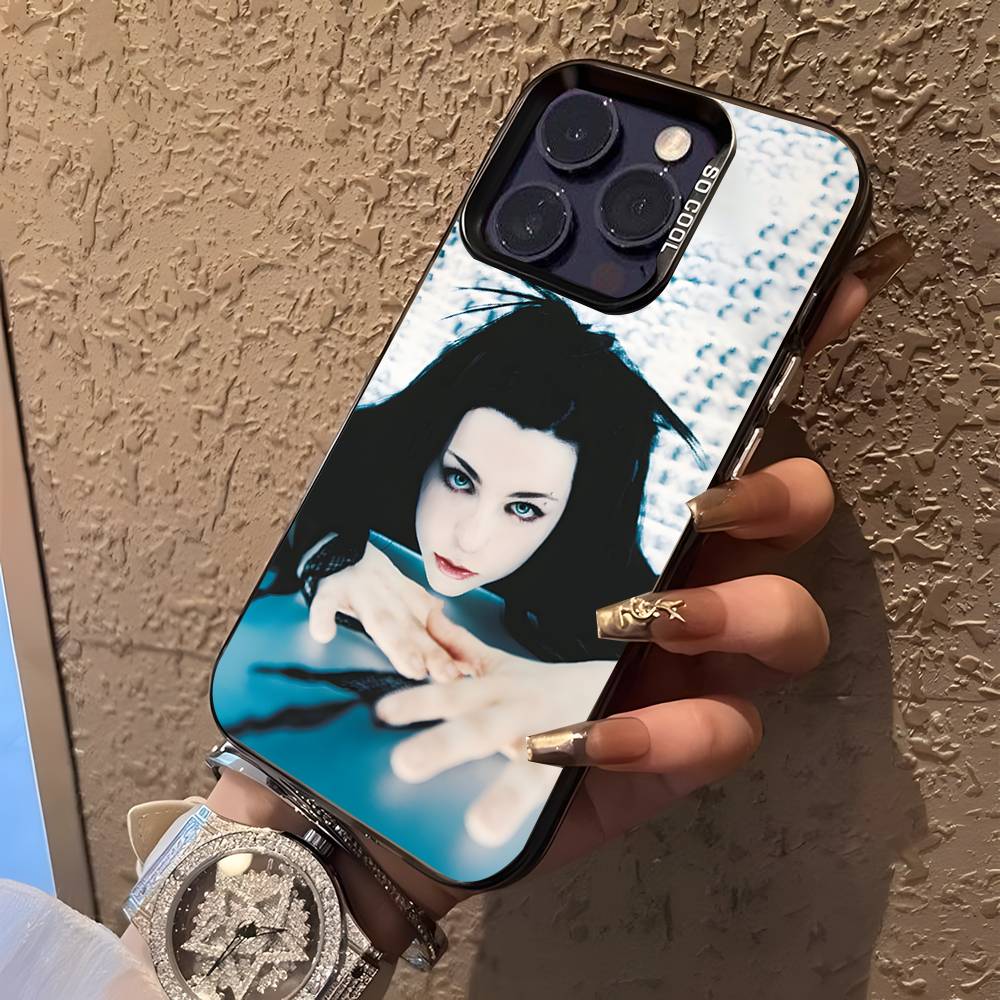 Evanescence Amy Lee For iPhone 17,16,15,14,13,12,11,Mini,Pro,E,SE4,XS,MAX Black Candy Matte Cover iPhone17Promax