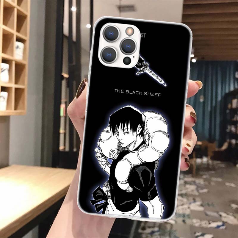 Kaisen J-Jujutsu Art Soft Phone Case For iPhone 17 Air 16 16E 15 14 Plus 13 Mini 12 11 Pro Max X XR XS 7 8 + SE 2020 Pattern Cov