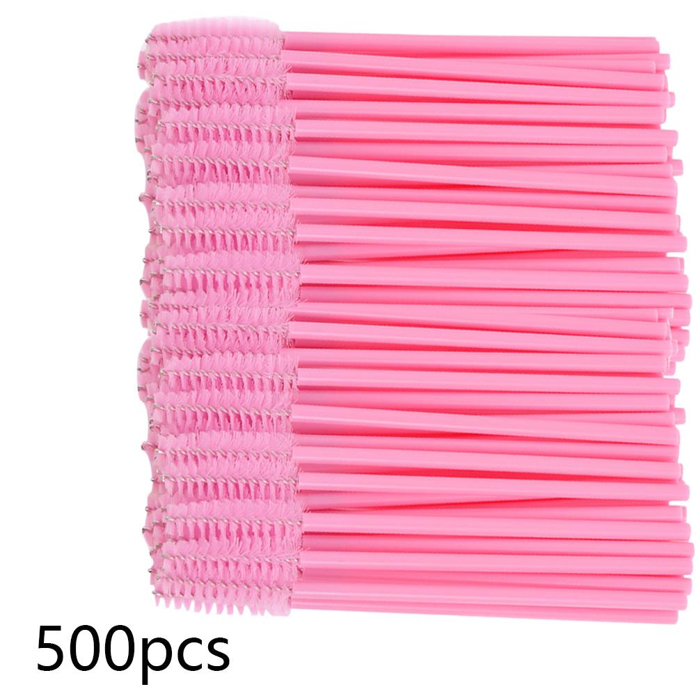 500/1000pcs Eyelash Brush Applicator Wholesale Lash Mascara Wands Brushes For Eyelash Extension Eyebrow Spoolies Beauty Tools