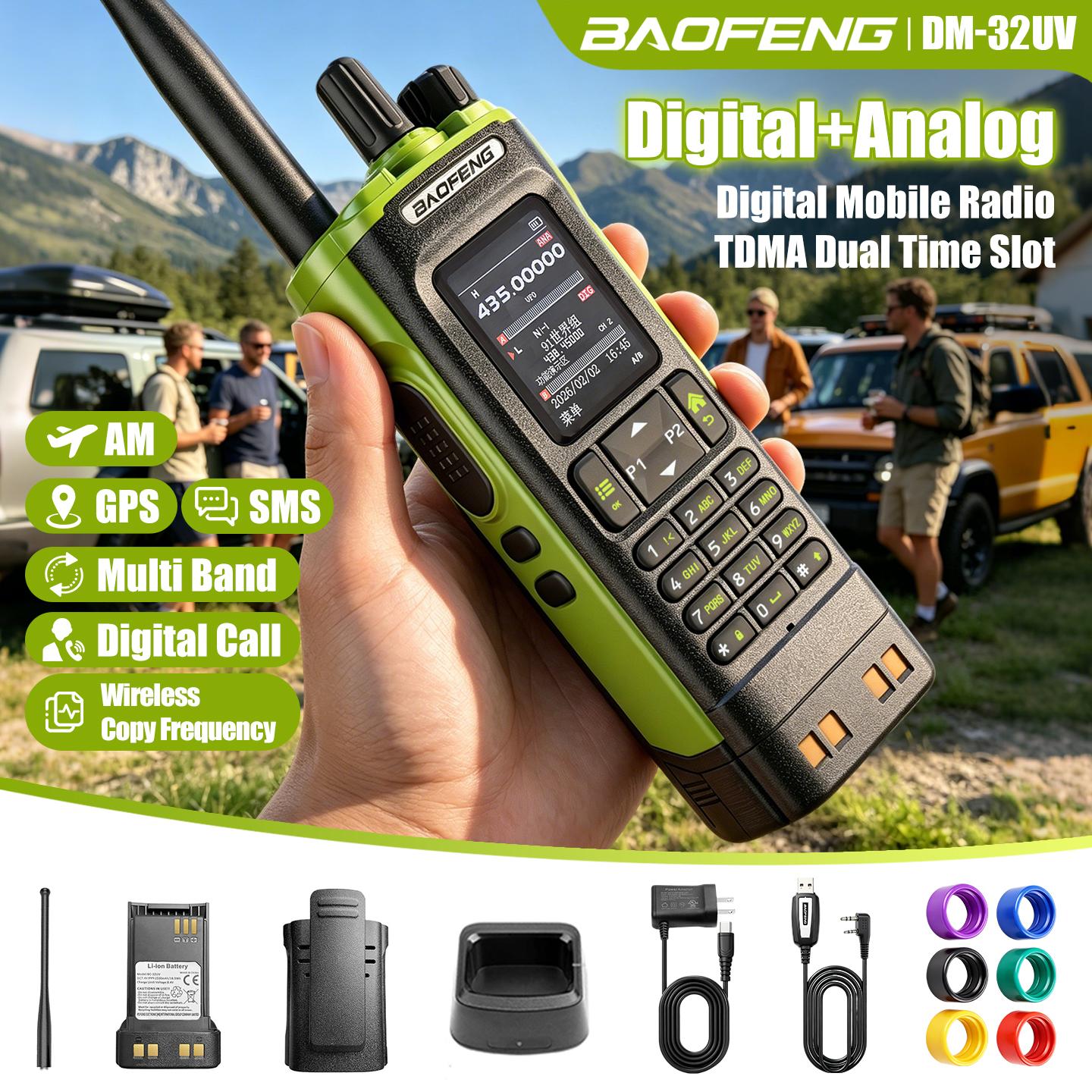 Aofeng Új DM-32UV Digitális Walkie-Talkie, Nagy Teljesítményű Autóba Szerelhető Önvédelmi Polgári Rádió, Baofeng Kézi Készülék US