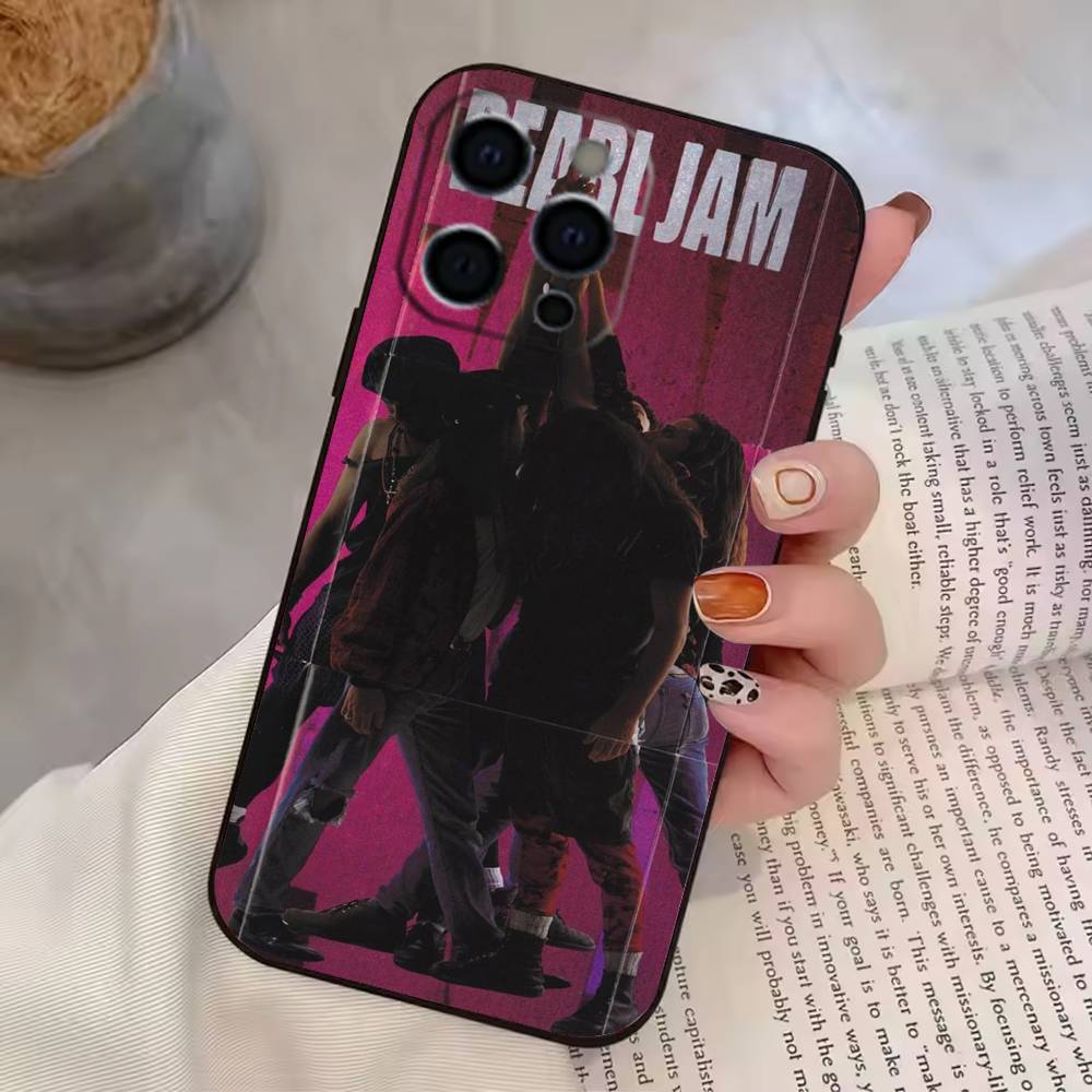 Band Pearl J-Jam Phone Case Silicone Soft For IPhone 17 16 15 14 13 12 11 X XR Plus Pro Max Plus