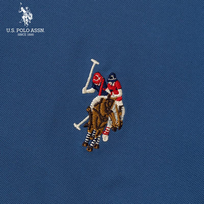 U.S. POLO ASSN. Men's Long Sleeve Business Casual Polo Shirt