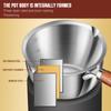 Stainless Steel Hot Oil Pot Milk Pan Stainless Steel Sauce Small Saucepan Cooking Boiling Butter Warmer Melting Kitchen Pan