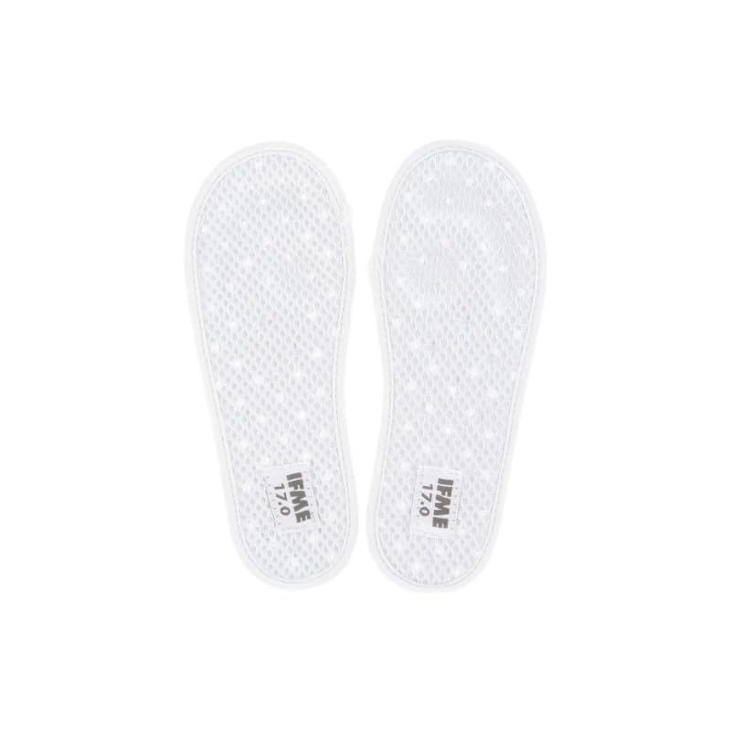 [IFME] Indoor Shoes, Breathable Sole, Slip-on Type, SC-0002, Kids, White, 18.0 cm, 3E