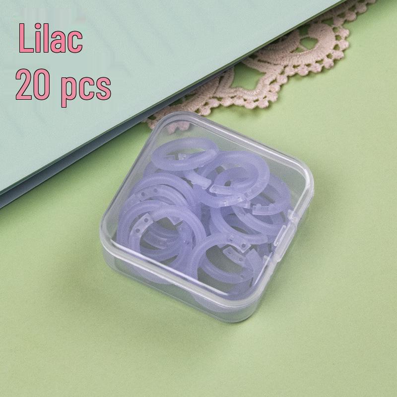 Przezroczyste kółka do segregatora na luźne kartki