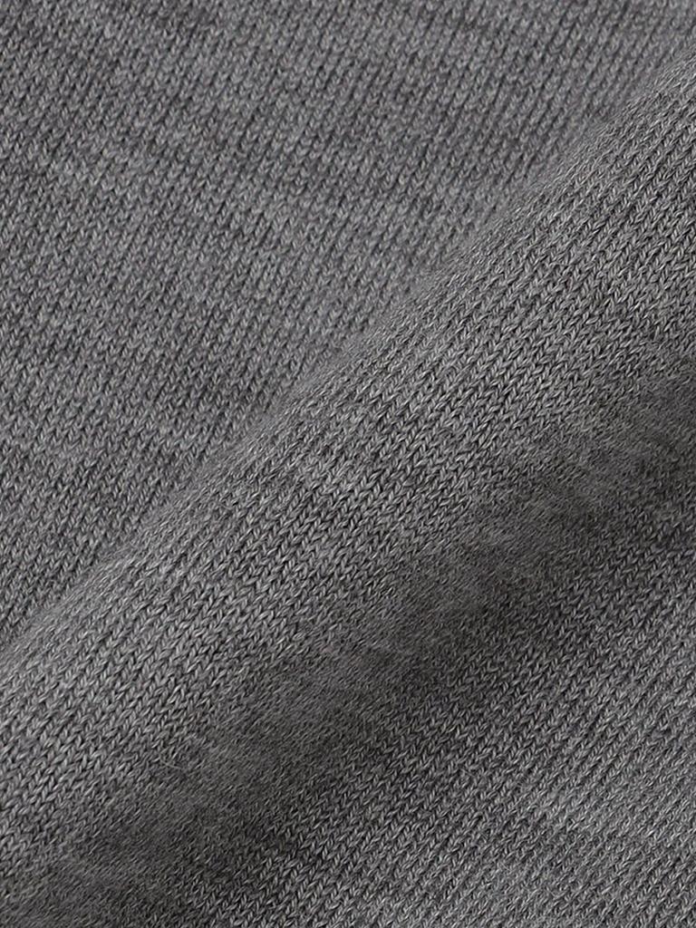 Ships Colors Hand Washable Anti-Pilling 12 Gauge Crew Neck Knit 216060001 Gray Medium