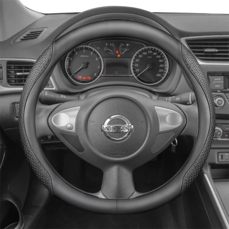 Leder Auto Lenkradabdeckung Für Nissan Qashqai J12 j11 X-Trail XTrail X Trail T33 Rogue 2015 -   2024 Zubehör