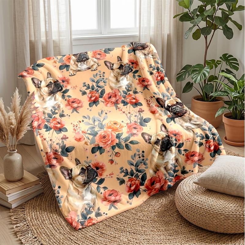 

Boxing Bernese Dog blanket Personalized Name Flannel Blanket Soft Cozy Plush Throw for Sofa Bed Lightweight Home Decor 75x90cm