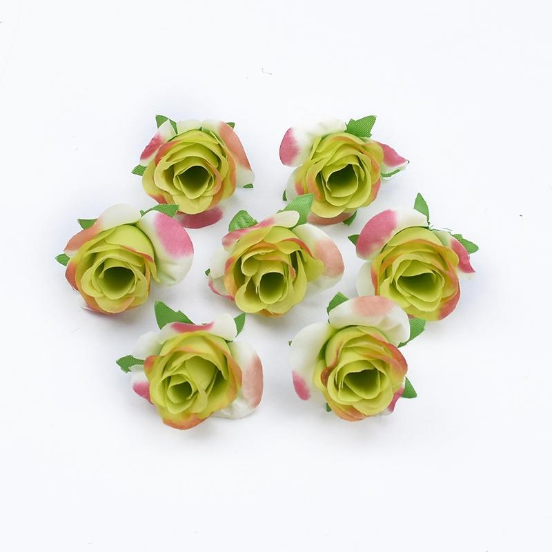 Artificial flowers Silk Roses Bud Home festival party Outdoor Garden arch Decor Diy gift candy box brooch Wedding Bridal Bouquet