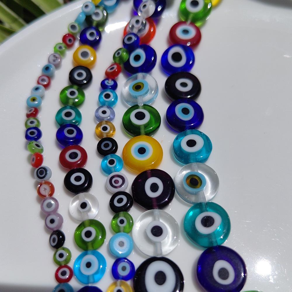 Millefiori Mixed Color Glass Beads for DIY Bracelets & Necklaces 4mm