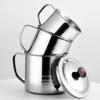 Large Capacity Stainless Steel Mug with Lid - Durable, Drop-Proof, Ideal for Kindergarten & Construction Site, Perfect for Cold Water & Tea.