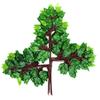 Simulated Banyan Tree Leaves Branches Fake Trees Garden Decoration Leaves 12 Pieces Glued Color Printed Large Simulated Plants