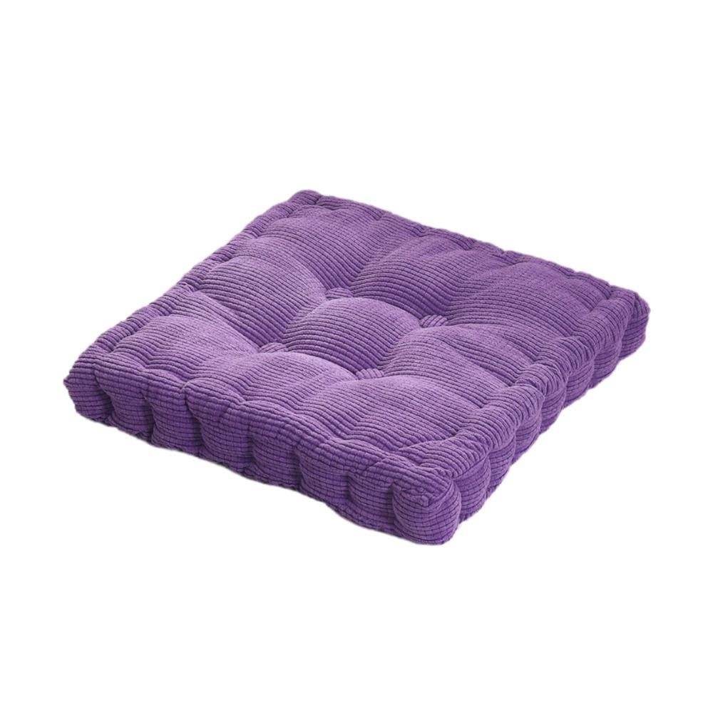 Solid Color Tufted Seat Cushion Thickened Sofa Cushion Durable Chair Mat  Office