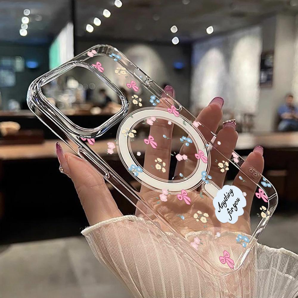 Magnetic Phone Case for iPhone 12 14 16 17 Pro 17 16 15 14 13 12 Pro Max  12 13 14 15  16 High Quality Shockproof Shell Full Protection Cute Style