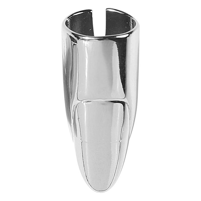 Gothic Metal Nail Cover Ring For Women Girls Punk Gothic Fingertip Protective Cover Fake Nail Ring Party Jewelry Gifts