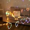 Solar LED Star Curtain Lights for Windows and Courtyard Decor