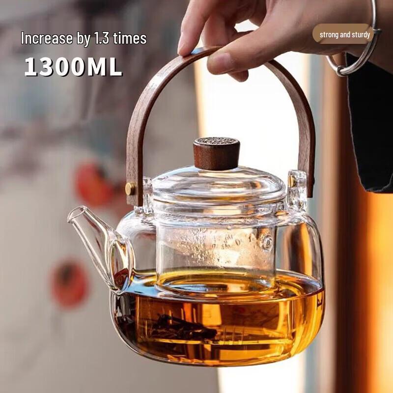YIHUTEA Mingyuan High-Temperature Boiling Glass Teapot
