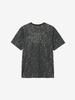 North Cut and Sew Lined Runner Tee Black M [The Face] Short-Sleeve T-Shirt S/S