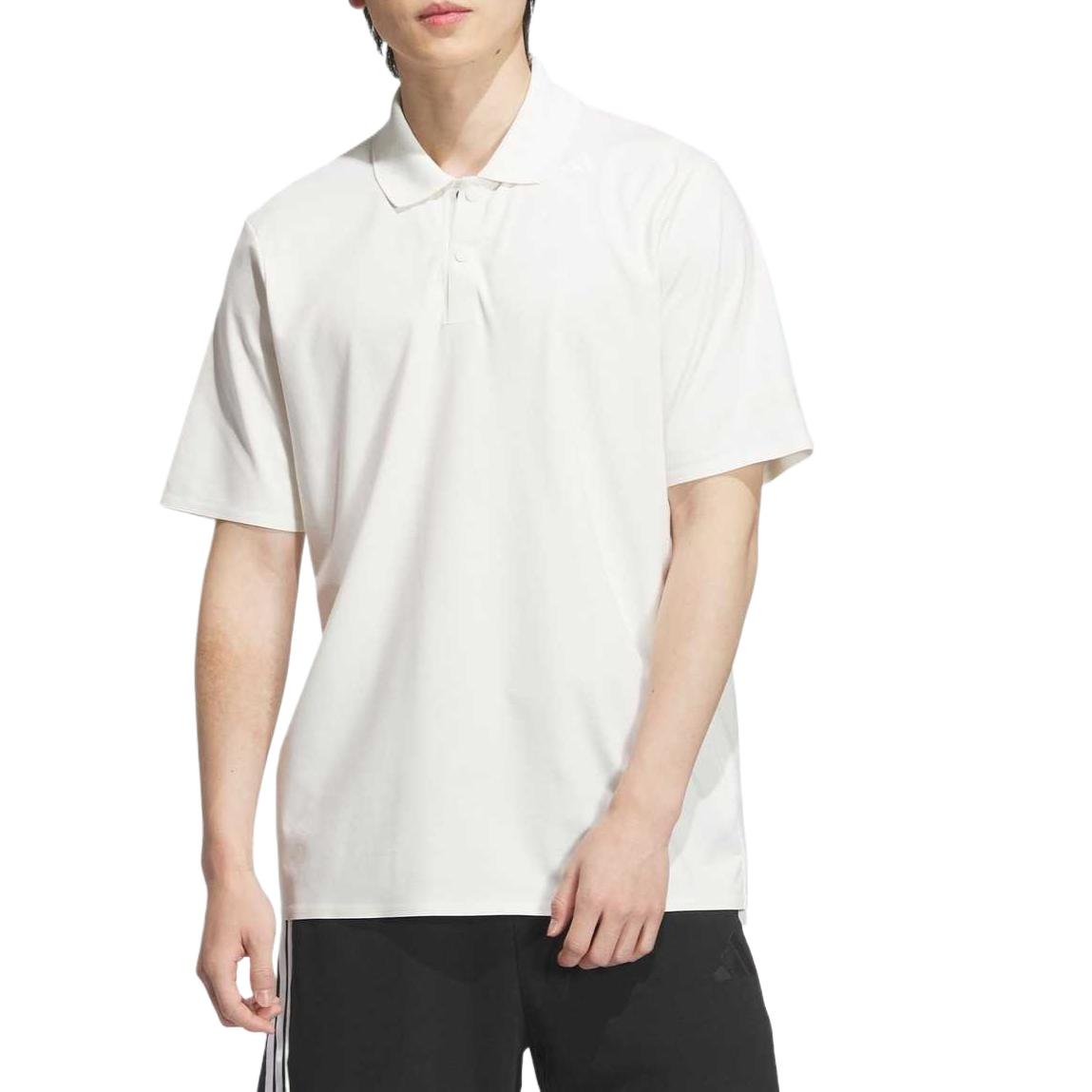 Adidas Polo Shirts Men s Jade White Polo Collar Moderate KC5827 L