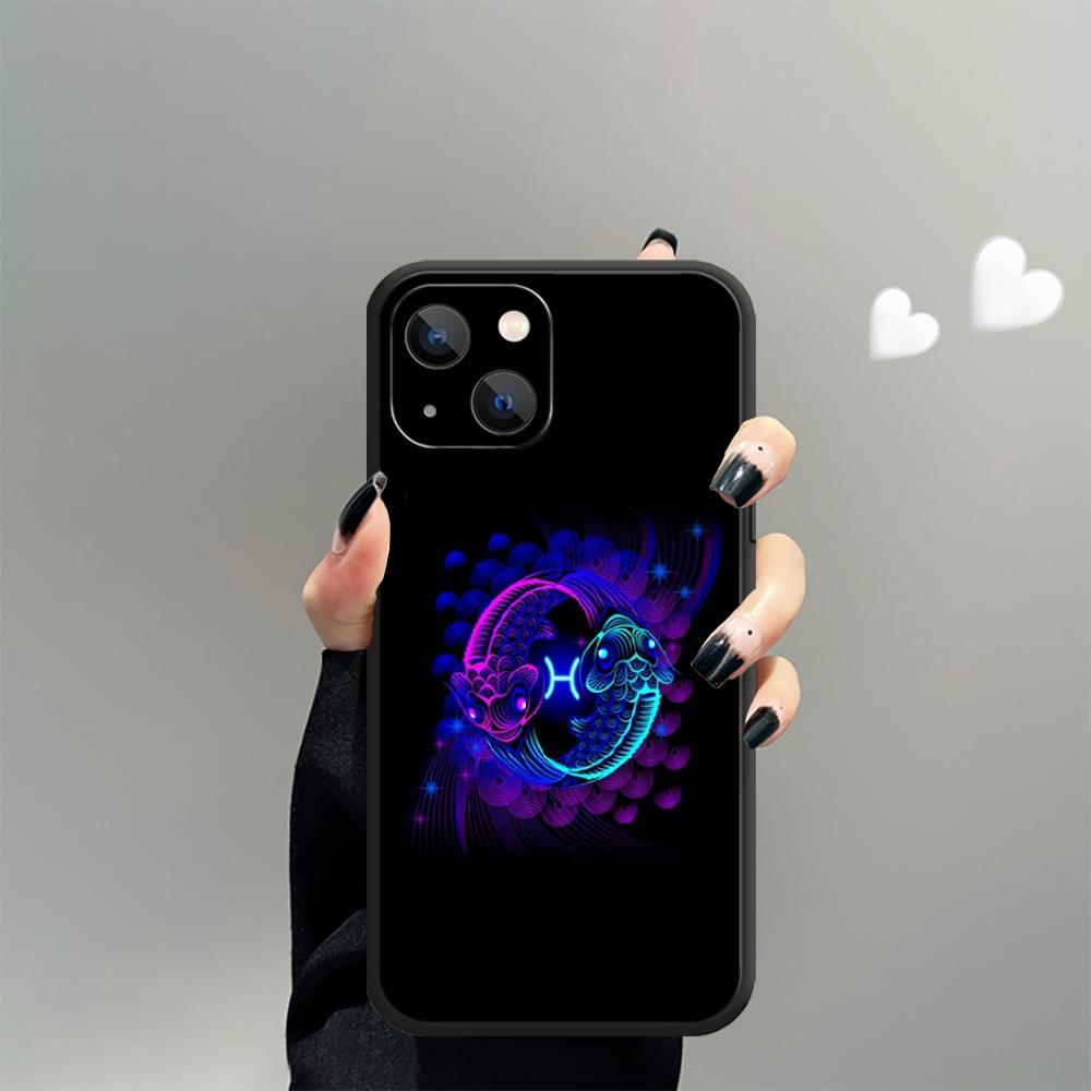Pouzdro na telefon s konstelacemi Zvěrokruhu pro iPhone Samsung Galaxy Redmi Xiaomi Note S A 16 15 14 13 12 11 20 21 22 23 53 54 Pro Plus Ultra Silikonový kryt